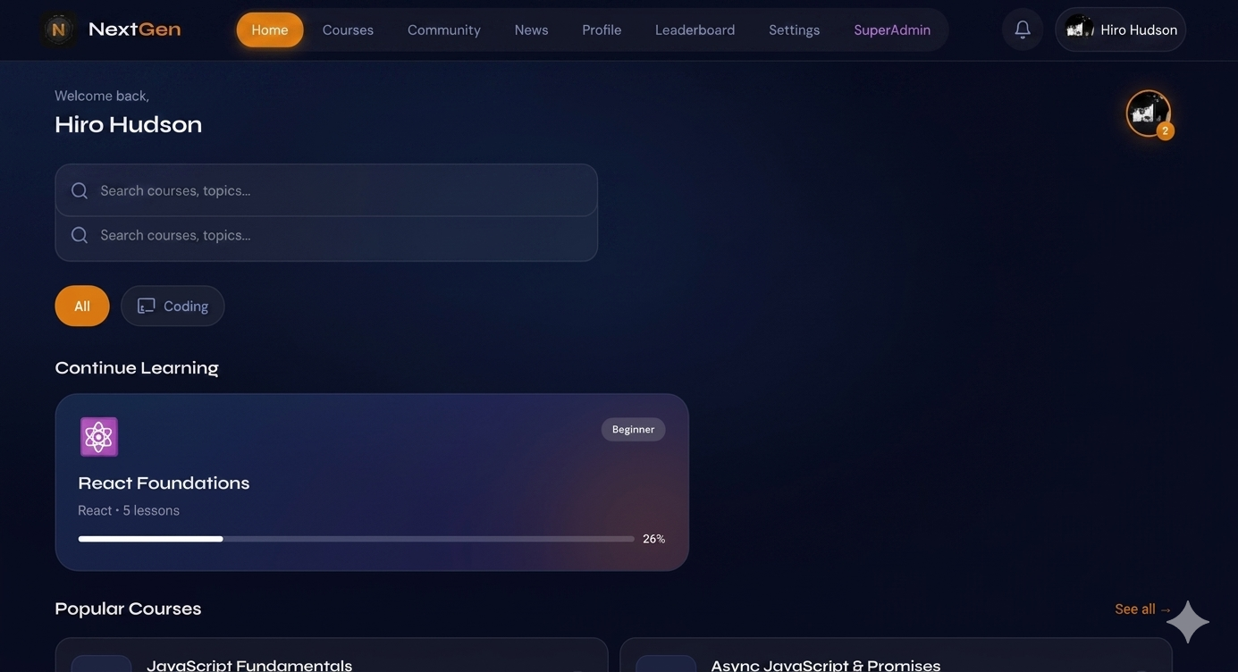 NextGen screenshot